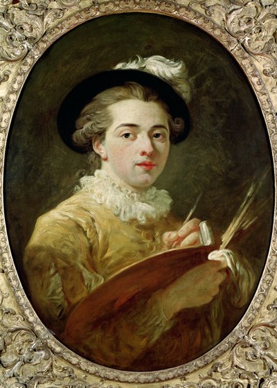 Selbstporträt mit Palette von François André Vincent